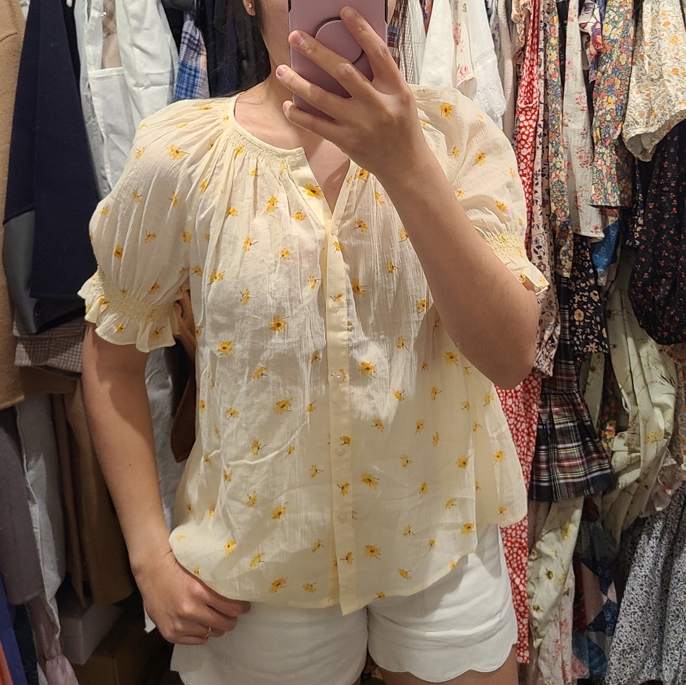 Madewell floral top